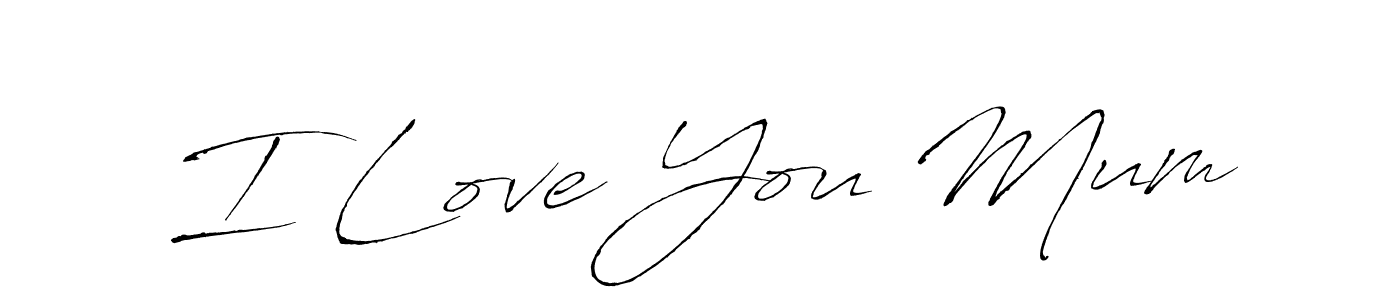 This is the best signature style for the I Love You Mum name. Also you like these signature font (Antro_Vectra). Mix name signature. I Love You Mum signature style 6 images and pictures png