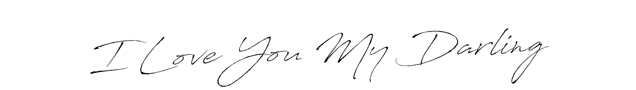 You should practise on your own different ways (Antro_Vectra) to write your name (I Love You My Darling) in signature. don't let someone else do it for you. I Love You My Darling signature style 6 images and pictures png
