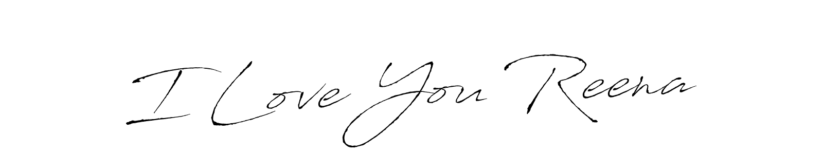 It looks lik you need a new signature style for name I Love You Reena. Design unique handwritten (Antro_Vectra) signature with our free signature maker in just a few clicks. I Love You Reena signature style 6 images and pictures png