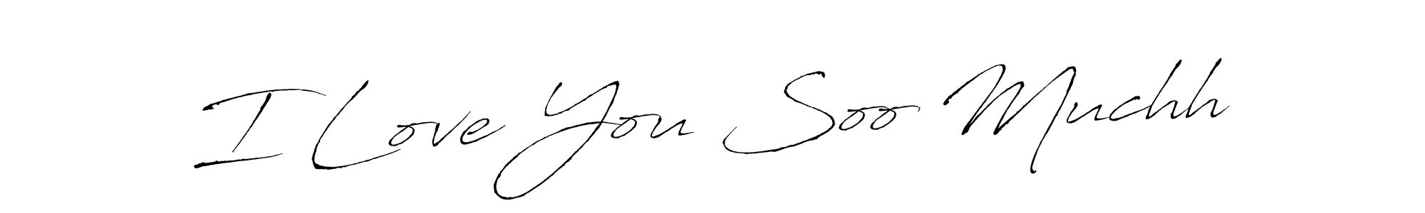 How to Draw I Love You Soo Muchh signature style? Antro_Vectra is a latest design signature styles for name I Love You Soo Muchh. I Love You Soo Muchh signature style 6 images and pictures png