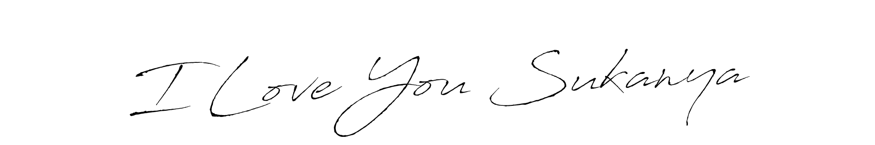 Make a beautiful signature design for name I Love You Sukanya. Use this online signature maker to create a handwritten signature for free. I Love You Sukanya signature style 6 images and pictures png