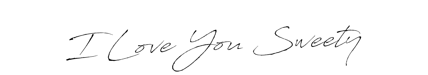 You should practise on your own different ways (Antro_Vectra) to write your name (I Love You Sweety) in signature. don't let someone else do it for you. I Love You Sweety signature style 6 images and pictures png