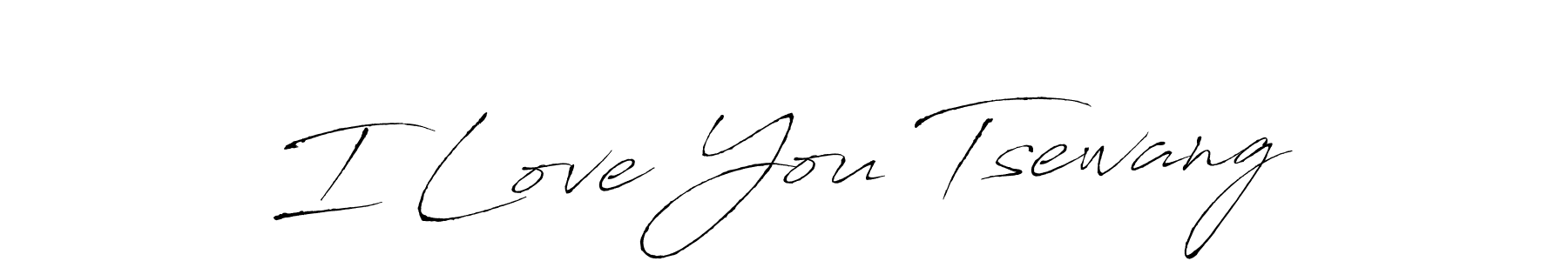 Design your own signature with our free online signature maker. With this signature software, you can create a handwritten (Antro_Vectra) signature for name I Love You Tsewang. I Love You Tsewang signature style 6 images and pictures png