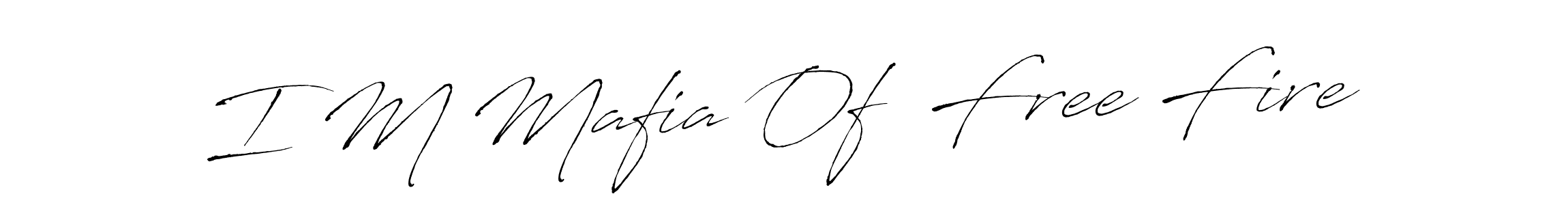 The best way (Antro_Vectra) to make a short signature is to pick only two or three words in your name. The name I M Mafia Of  Free Fire include a total of six letters. For converting this name. I M Mafia Of  Free Fire signature style 6 images and pictures png