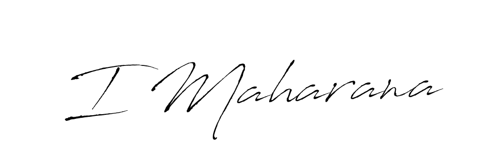 How to make I Maharana name signature. Use Antro_Vectra style for creating short signs online. This is the latest handwritten sign. I Maharana signature style 6 images and pictures png