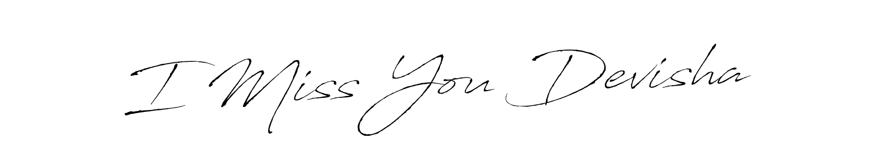 Also You can easily find your signature by using the search form. We will create I Miss You Devisha name handwritten signature images for you free of cost using Antro_Vectra sign style. I Miss You Devisha signature style 6 images and pictures png