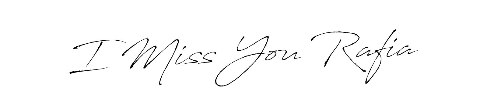 Also we have I Miss You Rafia name is the best signature style. Create professional handwritten signature collection using Antro_Vectra autograph style. I Miss You Rafia signature style 6 images and pictures png