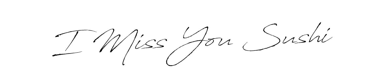 See photos of I Miss You Sushi official signature by Spectra . Check more albums & portfolios. Read reviews & check more about Antro_Vectra font. I Miss You Sushi signature style 6 images and pictures png