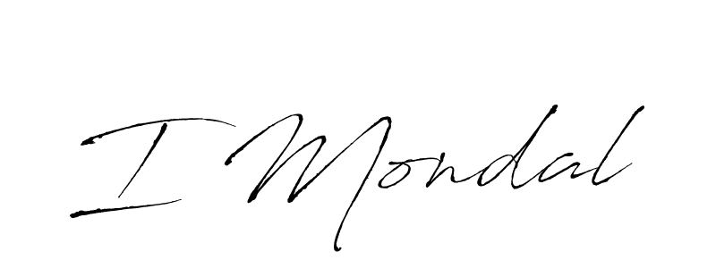 You should practise on your own different ways (Antro_Vectra) to write your name (I Mondal) in signature. don't let someone else do it for you. I Mondal signature style 6 images and pictures png