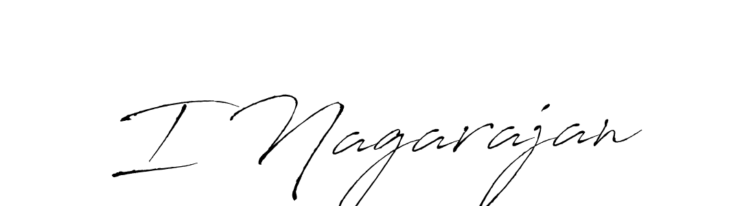 This is the best signature style for the I Nagarajan name. Also you like these signature font (Antro_Vectra). Mix name signature. I Nagarajan signature style 6 images and pictures png