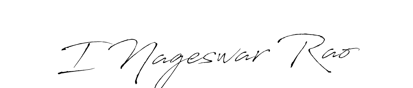 Also You can easily find your signature by using the search form. We will create I Nageswar Rao name handwritten signature images for you free of cost using Antro_Vectra sign style. I Nageswar Rao signature style 6 images and pictures png