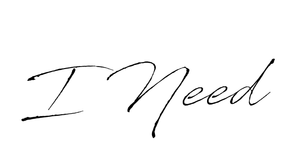 Also we have I Need name is the best signature style. Create professional handwritten signature collection using Antro_Vectra autograph style. I Need signature style 6 images and pictures png