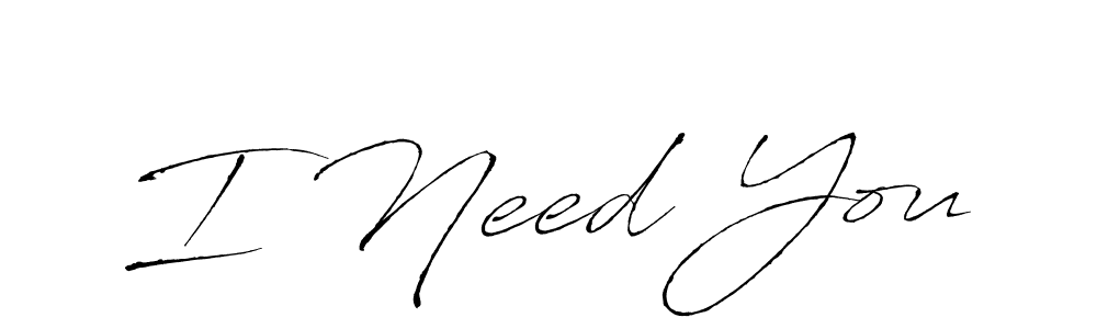 How to Draw I Need You signature style? Antro_Vectra is a latest design signature styles for name I Need You. I Need You signature style 6 images and pictures png