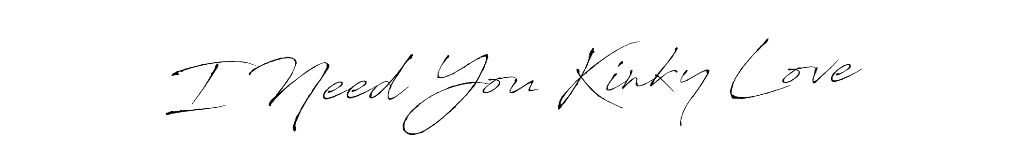 You can use this online signature creator to create a handwritten signature for the name I Need You Kinky Love. This is the best online autograph maker. I Need You Kinky Love signature style 6 images and pictures png