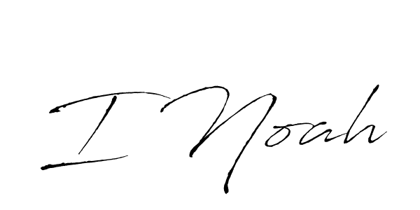 Design your own signature with our free online signature maker. With this signature software, you can create a handwritten (Antro_Vectra) signature for name I Noah. I Noah signature style 6 images and pictures png