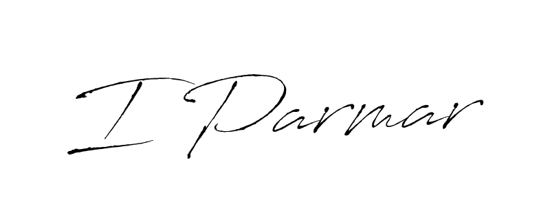 How to make I Parmar name signature. Use Antro_Vectra style for creating short signs online. This is the latest handwritten sign. I Parmar signature style 6 images and pictures png