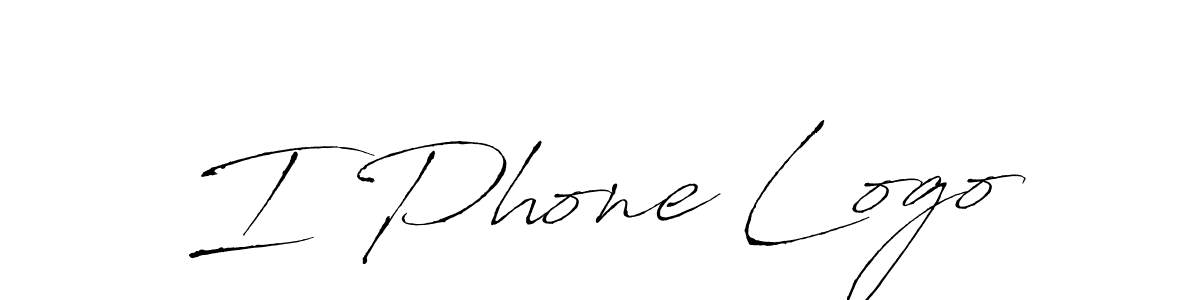 Create a beautiful signature design for name I Phone Logo. With this signature (Antro_Vectra) fonts, you can make a handwritten signature for free. I Phone Logo signature style 6 images and pictures png