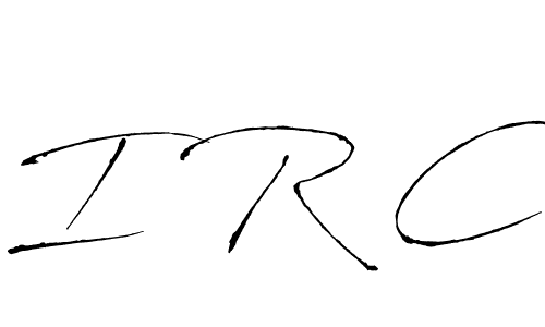 I R C stylish signature style. Best Handwritten Sign (Antro_Vectra) for my name. Handwritten Signature Collection Ideas for my name I R C. I R C signature style 6 images and pictures png