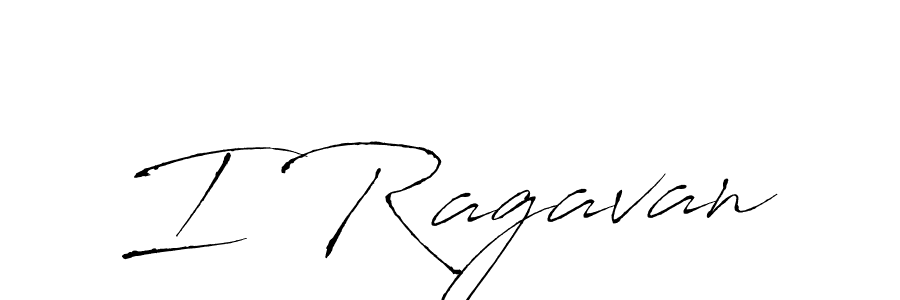 Design your own signature with our free online signature maker. With this signature software, you can create a handwritten (Antro_Vectra) signature for name I Ragavan. I Ragavan signature style 6 images and pictures png