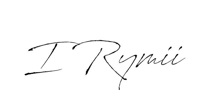 Once you've used our free online signature maker to create your best signature Antro_Vectra style, it's time to enjoy all of the benefits that I Rymii name signing documents. I Rymii signature style 6 images and pictures png