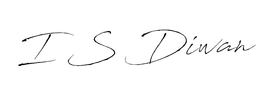 How to make I S Diwan signature? Antro_Vectra is a professional autograph style. Create handwritten signature for I S Diwan name. I S Diwan signature style 6 images and pictures png