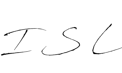 Design your own signature with our free online signature maker. With this signature software, you can create a handwritten (Antro_Vectra) signature for name I S L. I S L signature style 6 images and pictures png