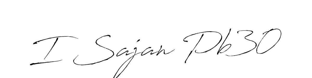 if you are searching for the best signature style for your name I Sajan Pb30. so please give up your signature search. here we have designed multiple signature styles  using Antro_Vectra. I Sajan Pb30 signature style 6 images and pictures png