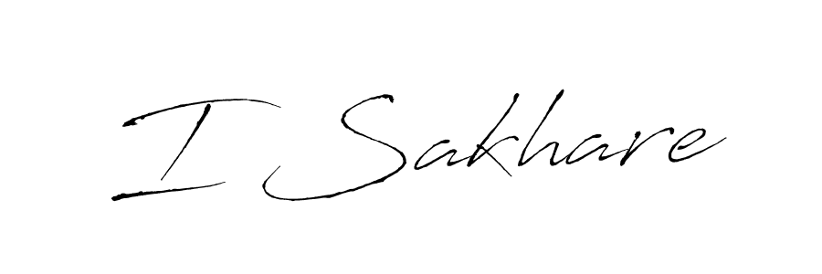 Make a beautiful signature design for name I Sakhare. Use this online signature maker to create a handwritten signature for free. I Sakhare signature style 6 images and pictures png