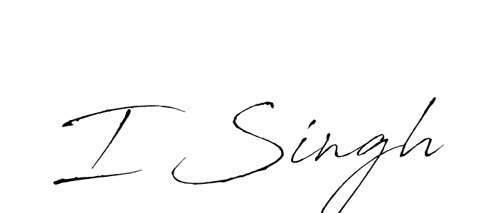 if you are searching for the best signature style for your name I Singh. so please give up your signature search. here we have designed multiple signature styles  using Antro_Vectra. I Singh signature style 6 images and pictures png