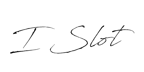 How to make I Slot signature? Antro_Vectra is a professional autograph style. Create handwritten signature for I Slot name. I Slot signature style 6 images and pictures png