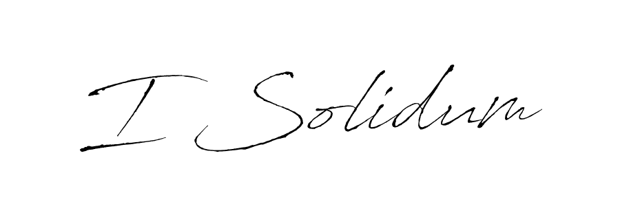 You should practise on your own different ways (Antro_Vectra) to write your name (I Solidum) in signature. don't let someone else do it for you. I Solidum signature style 6 images and pictures png