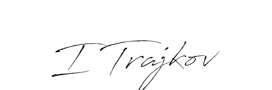 Make a beautiful signature design for name I Trajkov. With this signature (Antro_Vectra) style, you can create a handwritten signature for free. I Trajkov signature style 6 images and pictures png