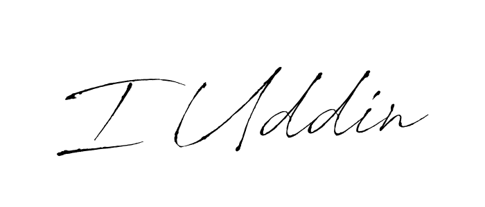 You can use this online signature creator to create a handwritten signature for the name I Uddin. This is the best online autograph maker. I Uddin signature style 6 images and pictures png