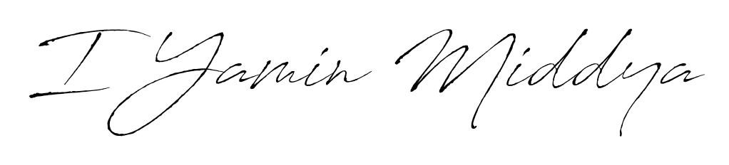 Build your personal autograph collection for name I Yamin Middya with Antro_Vectra design. Browse, select, and save your favorites. I Yamin Middya signature style 6 images and pictures png
