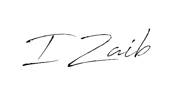 Similarly Antro_Vectra is the best handwritten signature design. Signature creator online .You can use it as an online autograph creator for name I Zaib. I Zaib signature style 6 images and pictures png