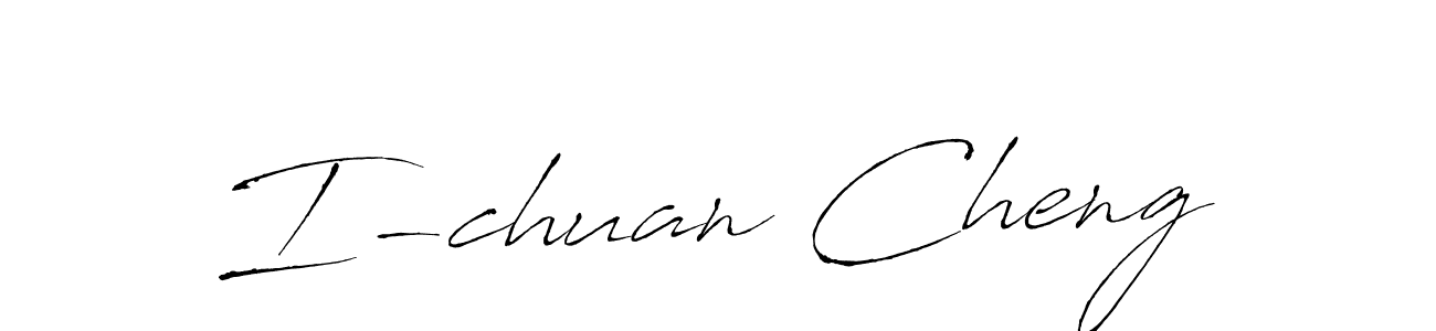 How to make I-chuan Cheng signature? Antro_Vectra is a professional autograph style. Create handwritten signature for I-chuan Cheng name. I-chuan Cheng signature style 6 images and pictures png