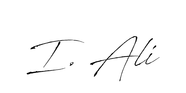 Similarly Antro_Vectra is the best handwritten signature design. Signature creator online .You can use it as an online autograph creator for name I. Ali. I. Ali signature style 6 images and pictures png