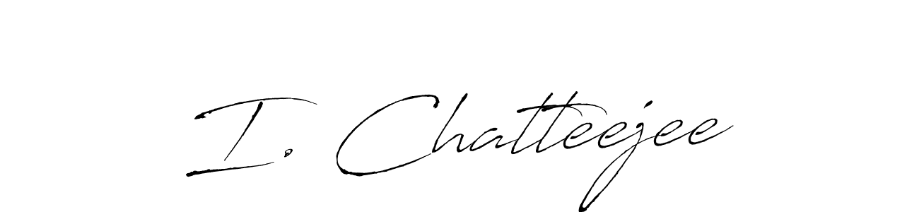 Best and Professional Signature Style for I. Chatteejee. Antro_Vectra Best Signature Style Collection. I. Chatteejee signature style 6 images and pictures png