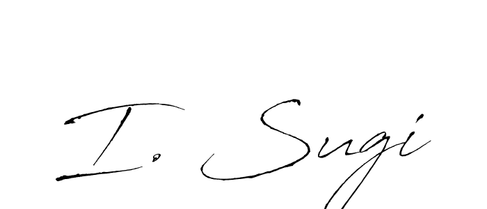 Once you've used our free online signature maker to create your best signature Antro_Vectra style, it's time to enjoy all of the benefits that I. Sugi name signing documents. I. Sugi signature style 6 images and pictures png