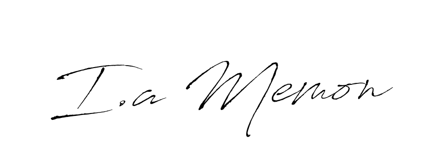 Here are the top 10 professional signature styles for the name I.a Memon. These are the best autograph styles you can use for your name. I.a Memon signature style 6 images and pictures png