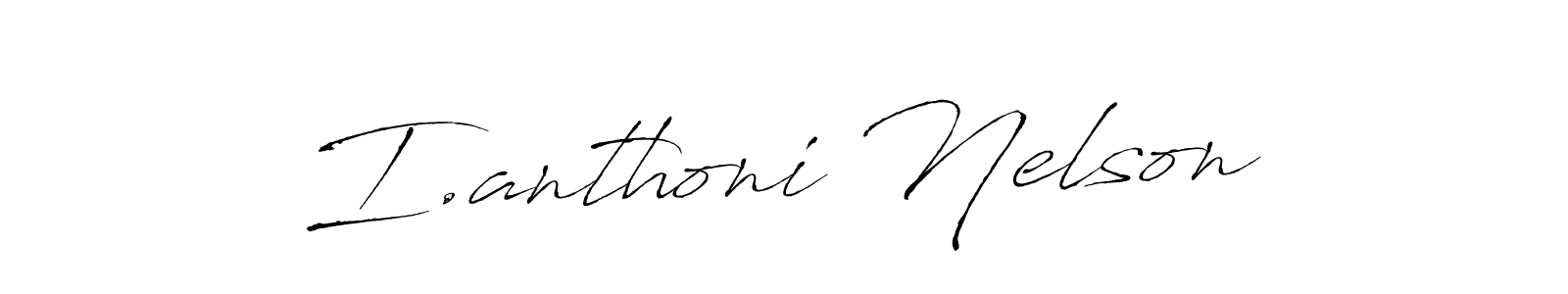 This is the best signature style for the I.anthoni Nelson name. Also you like these signature font (Antro_Vectra). Mix name signature. I.anthoni Nelson signature style 6 images and pictures png