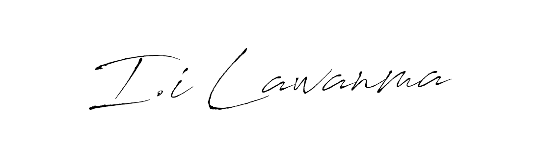 Also You can easily find your signature by using the search form. We will create I.i Lawanma name handwritten signature images for you free of cost using Antro_Vectra sign style. I.i Lawanma signature style 6 images and pictures png