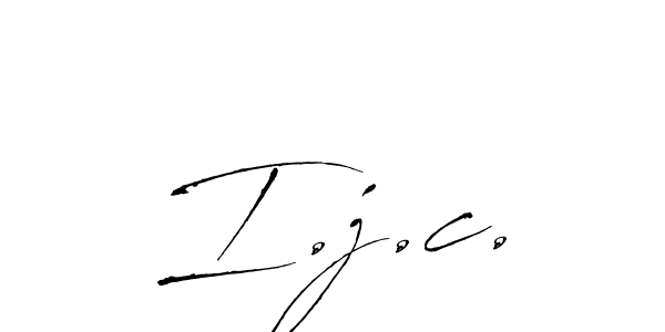 if you are searching for the best signature style for your name I.j.c.. so please give up your signature search. here we have designed multiple signature styles  using Antro_Vectra. I.j.c. signature style 6 images and pictures png