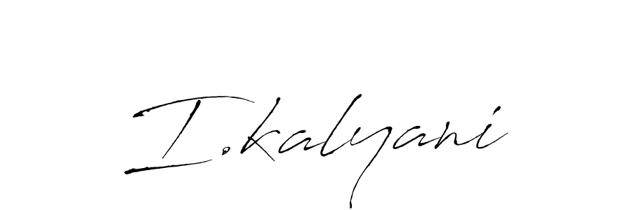 Design your own signature with our free online signature maker. With this signature software, you can create a handwritten (Antro_Vectra) signature for name I.kalyani. I.kalyani signature style 6 images and pictures png