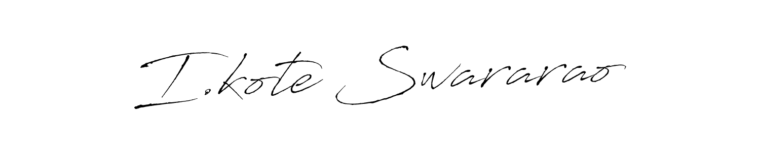 Make a beautiful signature design for name I.kote Swararao. With this signature (Antro_Vectra) style, you can create a handwritten signature for free. I.kote Swararao signature style 6 images and pictures png