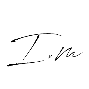 Use a signature maker to create a handwritten signature online. With this signature software, you can design (Antro_Vectra) your own signature for name I.m. I.m signature style 6 images and pictures png