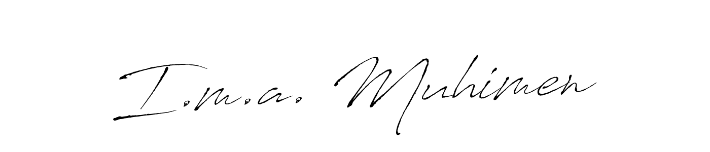 Make a beautiful signature design for name I.m.a. Muhimen. Use this online signature maker to create a handwritten signature for free. I.m.a. Muhimen signature style 6 images and pictures png