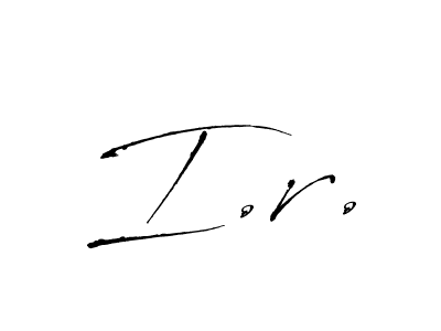 How to make I.r. signature? Antro_Vectra is a professional autograph style. Create handwritten signature for I.r. name. I.r. signature style 6 images and pictures png