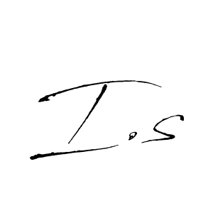 The best way (Antro_Vectra) to make a short signature is to pick only two or three words in your name. The name I.s include a total of six letters. For converting this name. I.s signature style 6 images and pictures png