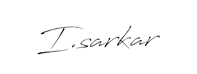 if you are searching for the best signature style for your name I.sarkar. so please give up your signature search. here we have designed multiple signature styles  using Antro_Vectra. I.sarkar signature style 6 images and pictures png